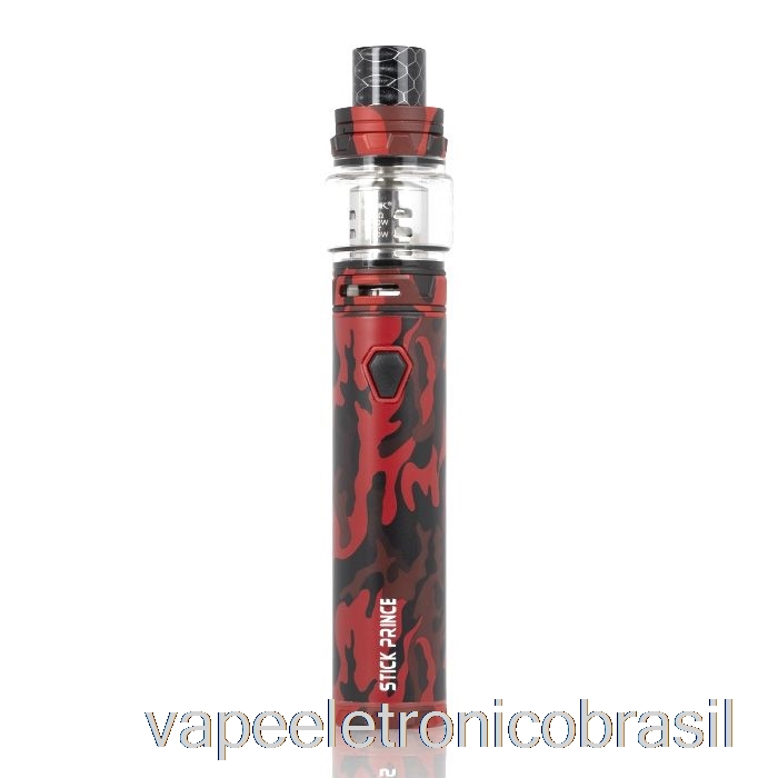 Vape Recarregável Smok Stick Prince Kit - Pen-style Tfv12 Prince Red Camo